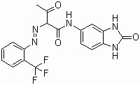 Pigment-Yellow-154-Molekülstruktur