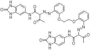 Pigment-Gelb-180-Molekülstruktur