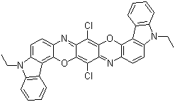 Pigment-Violett-23-Molekülstruktur